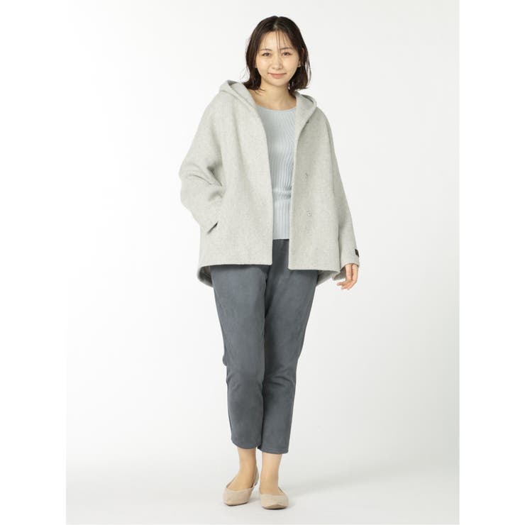 ストレッチ フェイクスエード ドロストパンツ | TAKA-Q WOMEN | 詳細画像13 