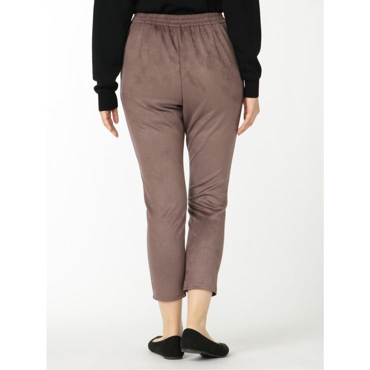 ストレッチ フェイクスエード ドロストパンツ | TAKA-Q WOMEN | 詳細画像16 