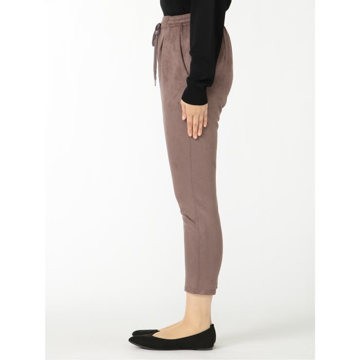 ストレッチ フェイクスエード ドロストパンツ | TAKA-Q WOMEN | 詳細画像20 
