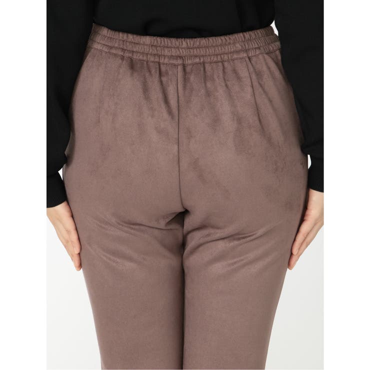 ストレッチ フェイクスエード ドロストパンツ | TAKA-Q WOMEN | 詳細画像22 