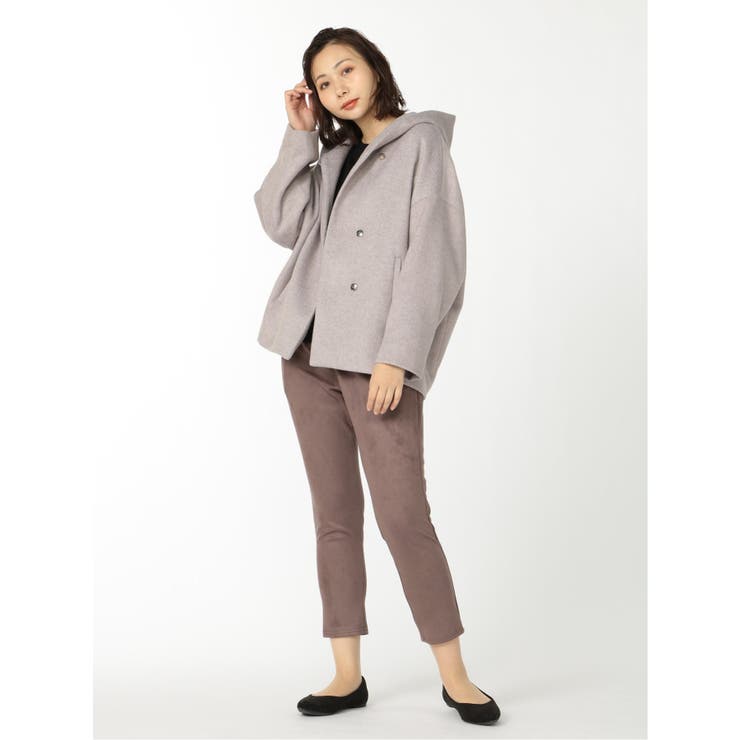 ストレッチ フェイクスエード ドロストパンツ | TAKA-Q WOMEN | 詳細画像27 