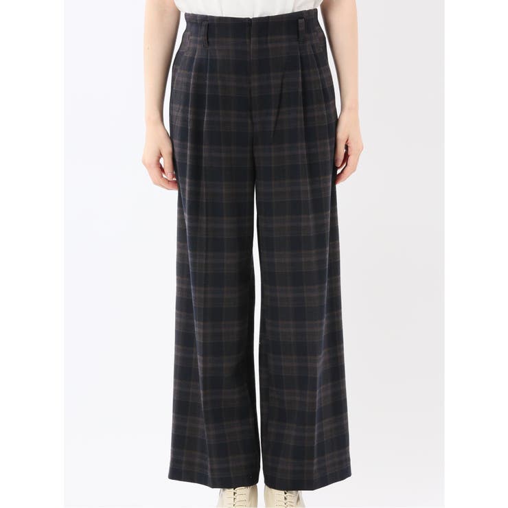 ストレッチ 両面起毛 ツータック ワイドパンツ | TAKA-Q WOMEN | 詳細画像36 