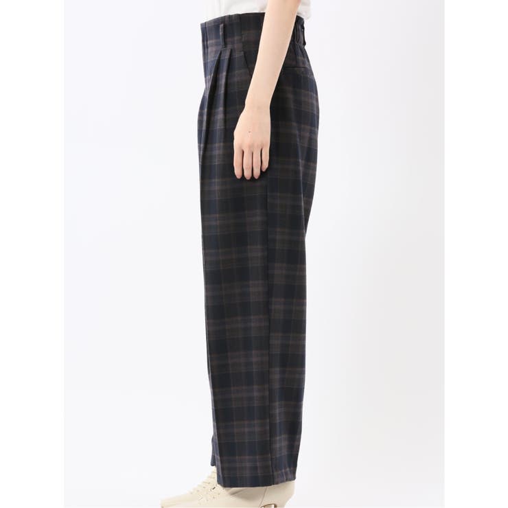 ストレッチ 両面起毛 ツータック ワイドパンツ | TAKA-Q WOMEN | 詳細画像37 