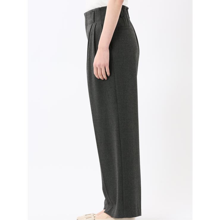 ストレッチ 両面起毛 ツータック ワイドパンツ | TAKA-Q WOMEN | 詳細画像46 