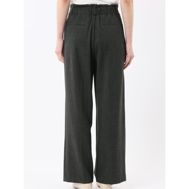 ストレッチ 両面起毛 ツータック ワイドパンツ | TAKA-Q WOMEN | 詳細画像47 