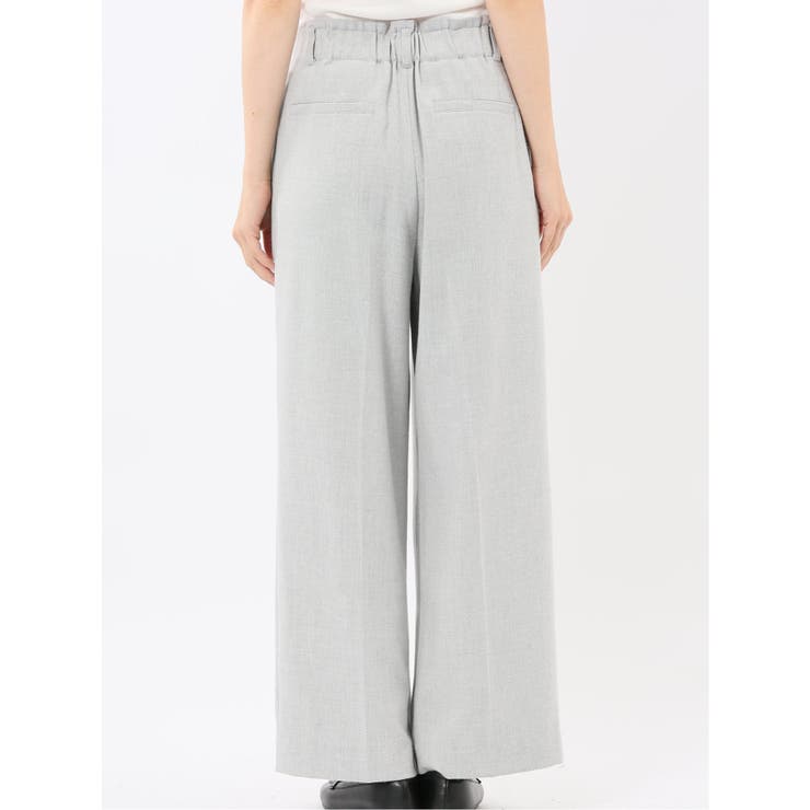 ストレッチ 両面起毛 ツータック ワイドパンツ | TAKA-Q WOMEN | 詳細画像8 