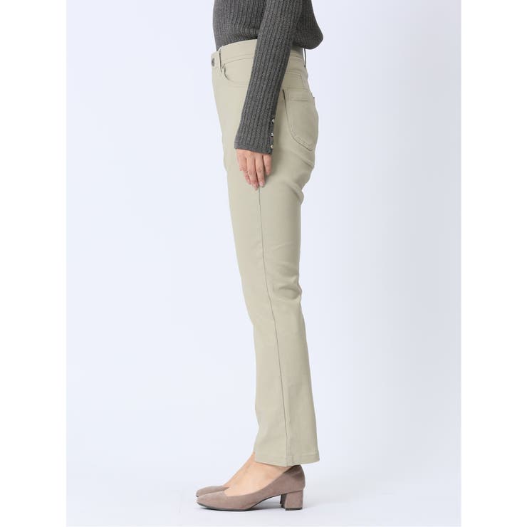 美シャイン ヘリンボンストレートパンツ | TAKA-Q WOMEN | 詳細画像17 