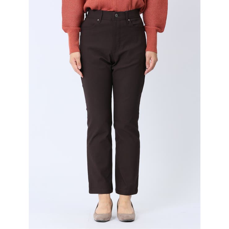 美シャイン ヘリンボンストレートパンツ | TAKA-Q WOMEN | 詳細画像26 