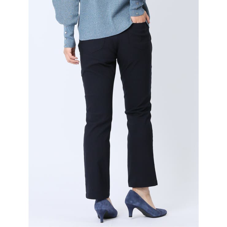 美シャイン ヘリンボンストレートパンツ | TAKA-Q WOMEN | 詳細画像35 