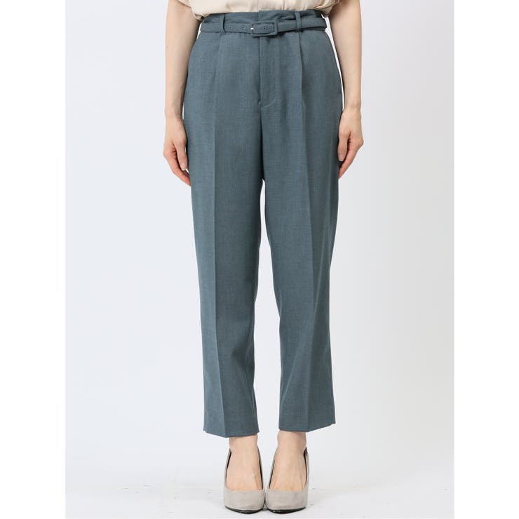 ベルト付き タックテーパードパンツ | TAKA-Q WOMEN | 詳細画像18 
