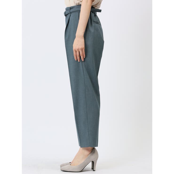 ベルト付き タックテーパードパンツ | TAKA-Q WOMEN | 詳細画像19 