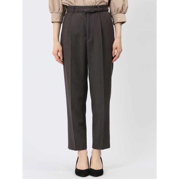 ベルト付き タックテーパードパンツ | TAKA-Q WOMEN | 詳細画像6 