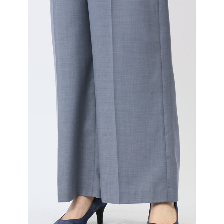 ボタン付き 無地ワイドパンツ | TAKA-Q WOMEN | 詳細画像11 