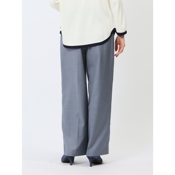 ボタン付き 無地ワイドパンツ | TAKA-Q WOMEN | 詳細画像3 