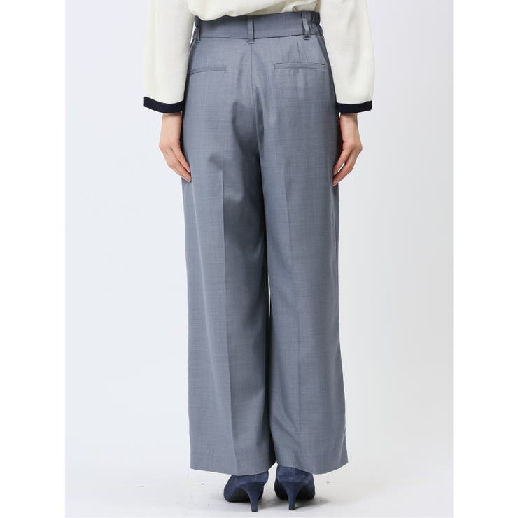 ボタン付き 無地ワイドパンツ | TAKA-Q WOMEN | 詳細画像8 