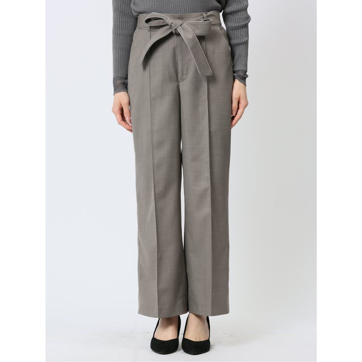 リボンベルト付き ワイドパンツ | TAKA-Q WOMEN | 詳細画像20 