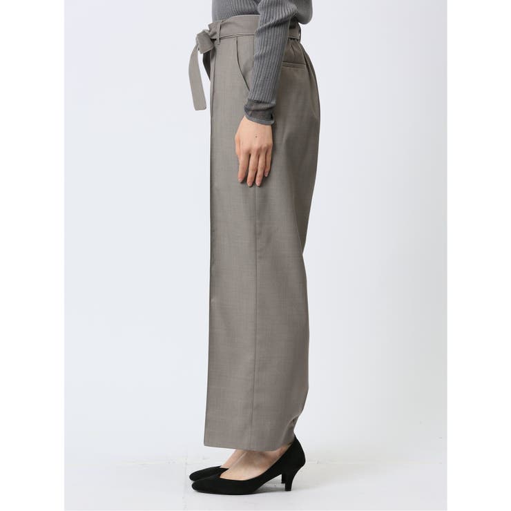 リボンベルト付き ワイドパンツ | TAKA-Q WOMEN | 詳細画像21 