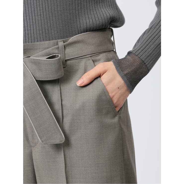 リボンベルト付き ワイドパンツ | TAKA-Q WOMEN | 詳細画像24 