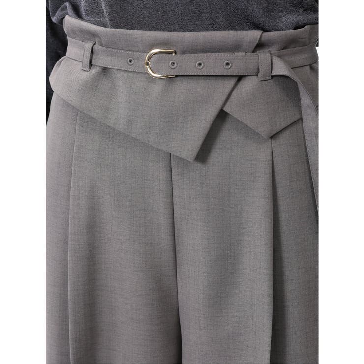 ウエストデザイン ワイドパンツ | TAKA-Q WOMEN | 詳細画像21 