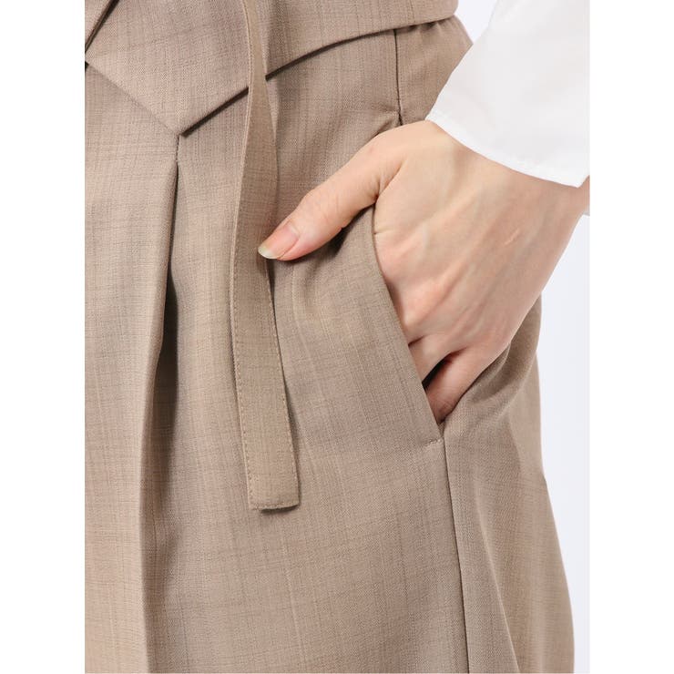 ウエストデザイン ワイドパンツ | TAKA-Q WOMEN | 詳細画像30 