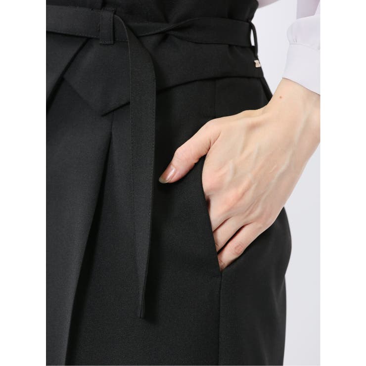 ウエストデザイン ワイドパンツ | TAKA-Q WOMEN | 詳細画像9 