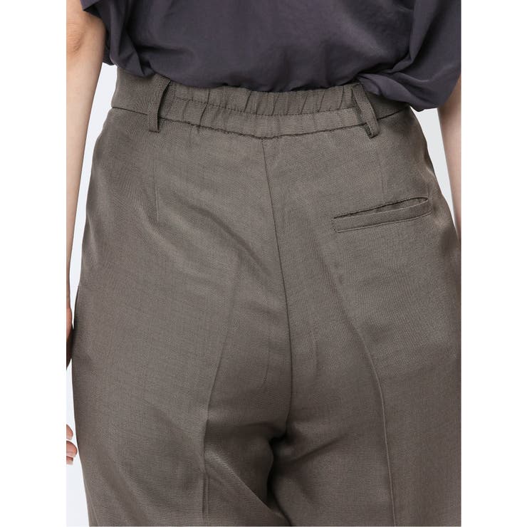 ハンチ/HUNCH リネンライク タックストレートパンツ | TAKA-Q WOMEN | 詳細画像22 