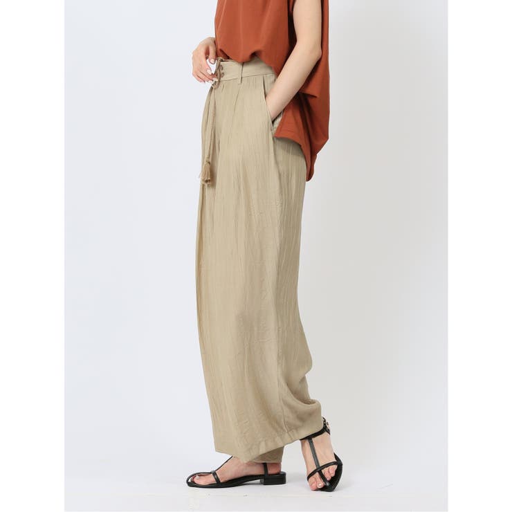 ハンチ/HUNCH COOL TOUCH タックストレートパンツ | TAKA-Q WOMEN | 詳細画像16 