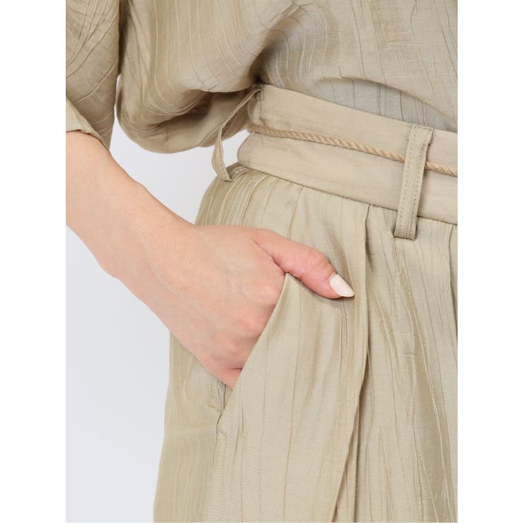 ハンチ/HUNCH COOL TOUCH タックストレートパンツ | TAKA-Q WOMEN | 詳細画像23 