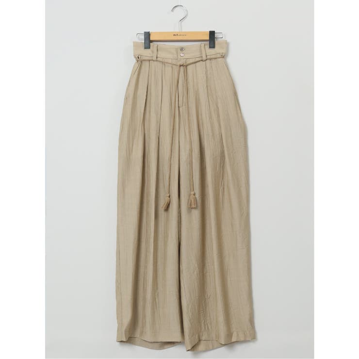 ハンチ/HUNCH COOL TOUCH タックストレートパンツ | TAKA-Q WOMEN | 詳細画像25 