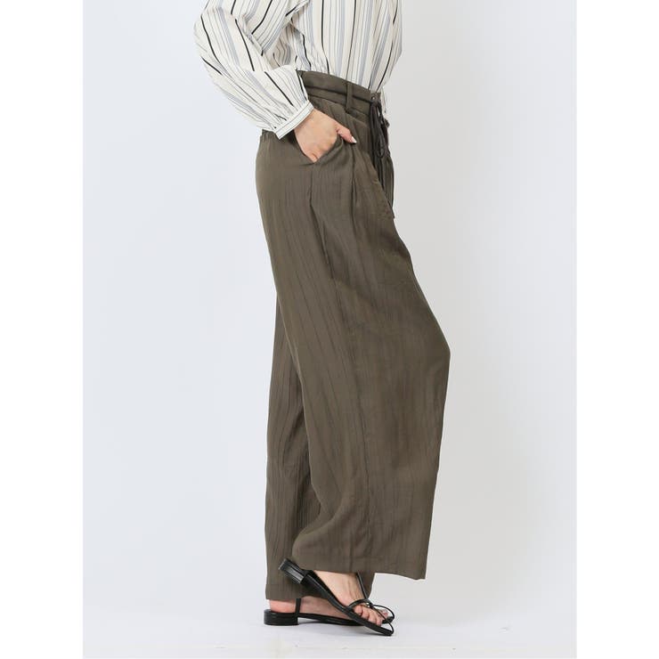 ハンチ/HUNCH COOL TOUCH タックストレートパンツ | TAKA-Q WOMEN | 詳細画像32 