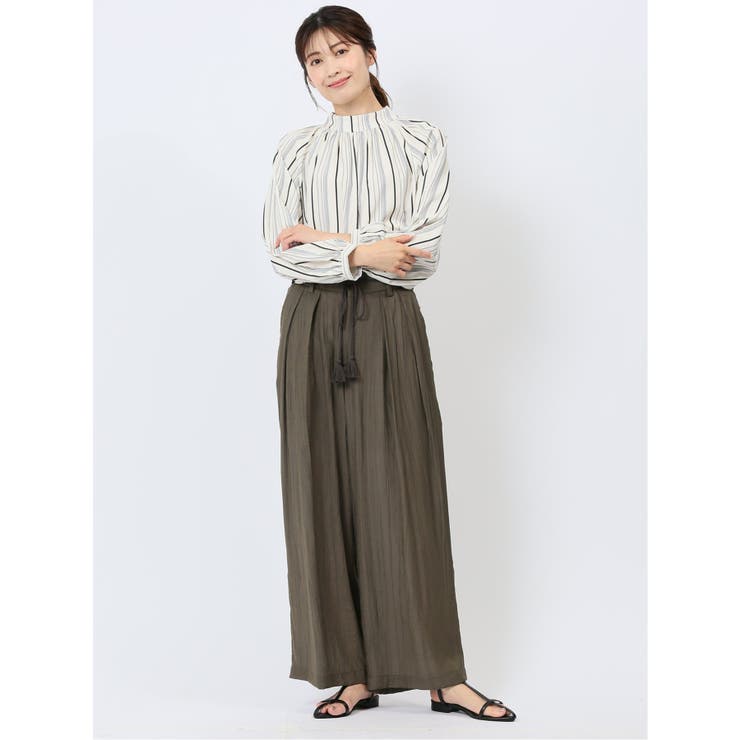 ハンチ/HUNCH COOL TOUCH タックストレートパンツ | TAKA-Q WOMEN | 詳細画像34 