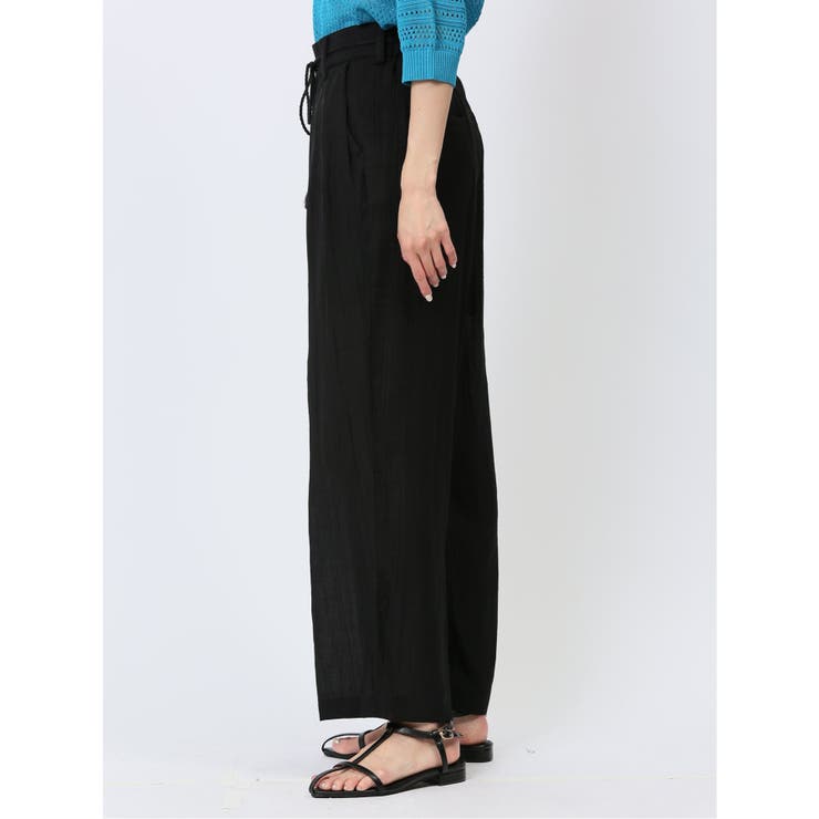 ハンチ/HUNCH COOL TOUCH タックストレートパンツ | TAKA-Q WOMEN | 詳細画像6 