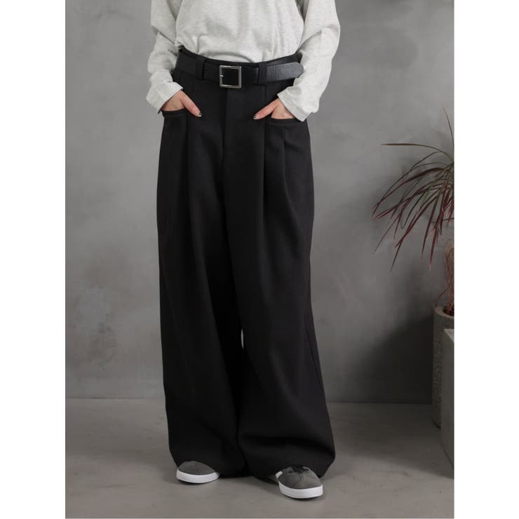 05黒 | Belted High Waist | TAKA-Q WOMEN