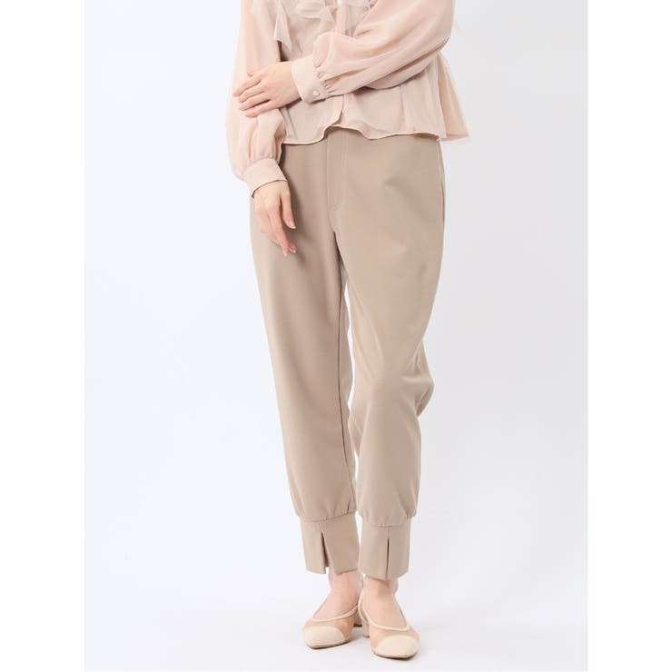 33ベージュ | ストレッチ ジョガーパンツ | TAKA-Q WOMEN