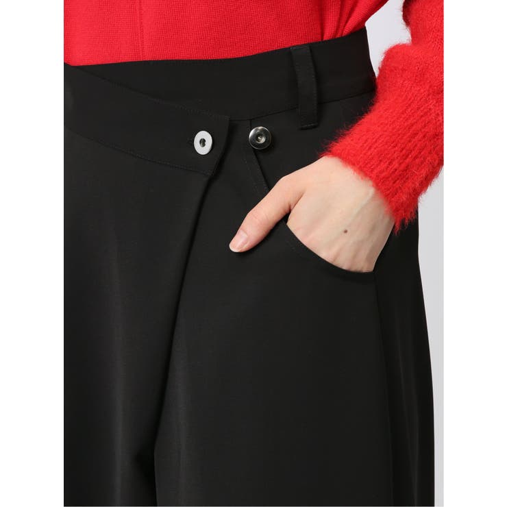 アシメラップ風 ワイドパンツ | TAKA-Q WOMEN | 詳細画像10 