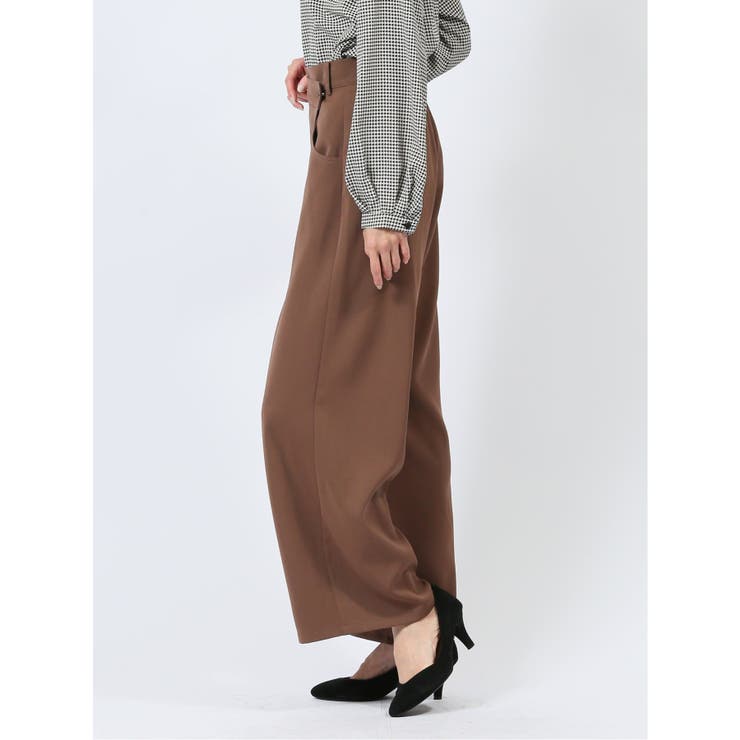 アシメラップ風 ワイドパンツ | TAKA-Q WOMEN | 詳細画像14 