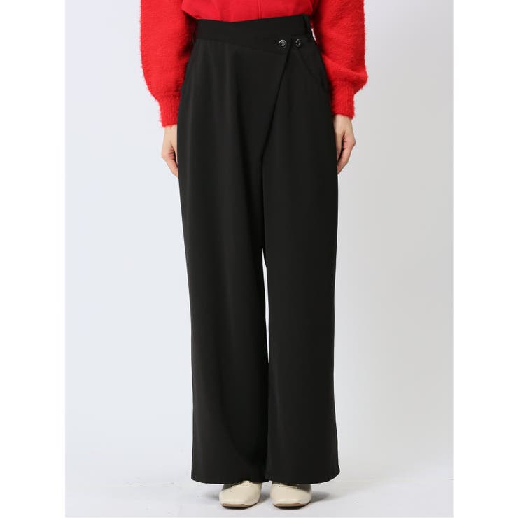 アシメラップ風 ワイドパンツ | TAKA-Q WOMEN | 詳細画像7 