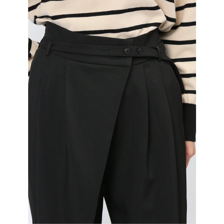 共ベルト付き ラップパンツ | TAKA-Q WOMEN | 詳細画像10 