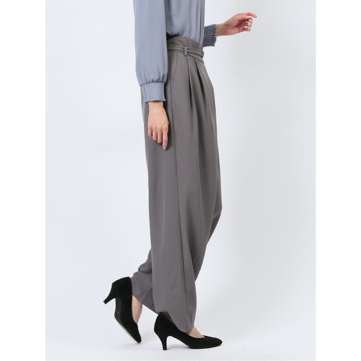 共ベルト付き ラップパンツ | TAKA-Q WOMEN | 詳細画像14 