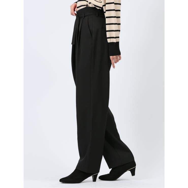 共ベルト付き ラップパンツ | TAKA-Q WOMEN | 詳細画像2 