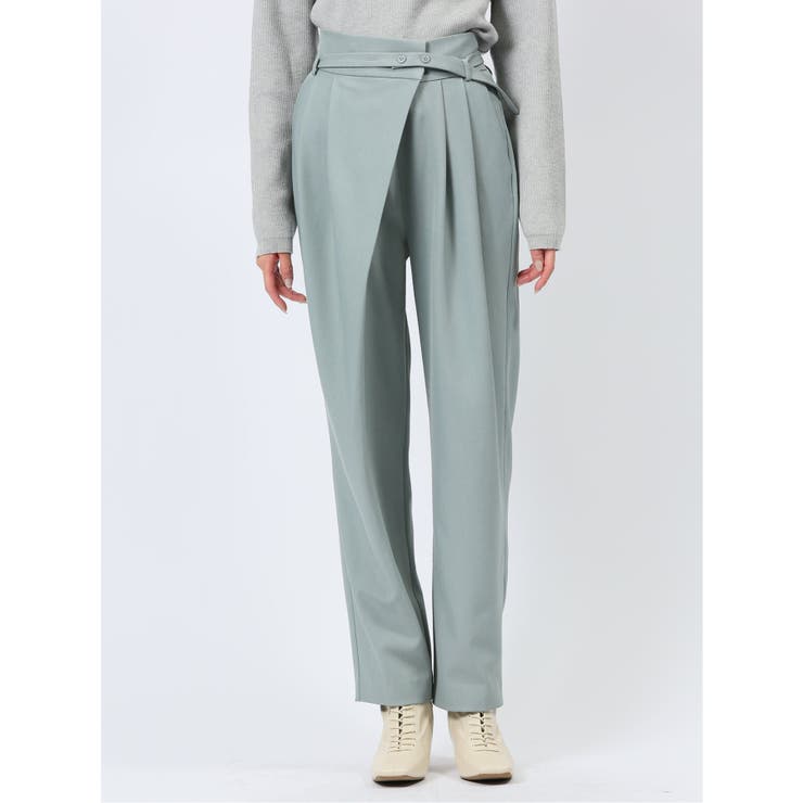 共ベルト付き ラップパンツ | TAKA-Q WOMEN | 詳細画像26 