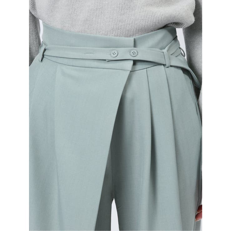 共ベルト付き ラップパンツ | TAKA-Q WOMEN | 詳細画像30 