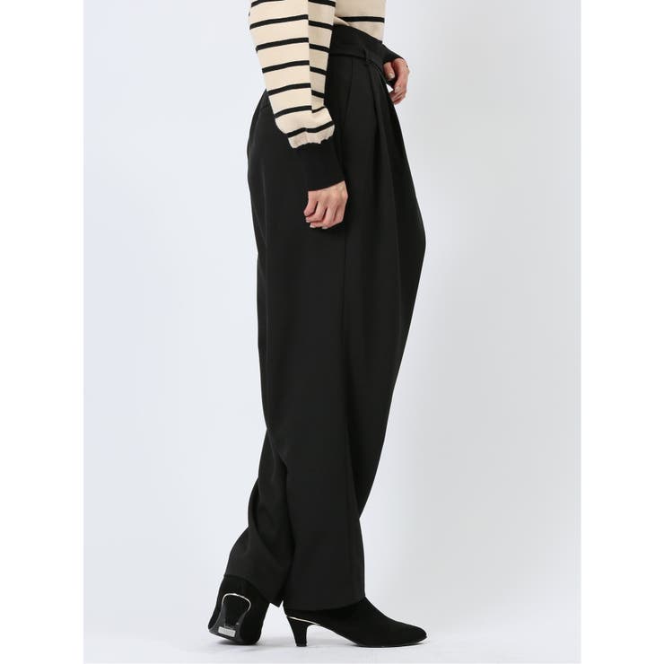 共ベルト付き ラップパンツ | TAKA-Q WOMEN | 詳細画像4 