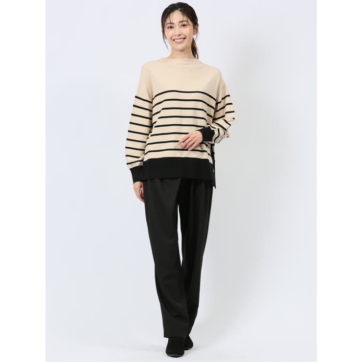 共ベルト付き ラップパンツ | TAKA-Q WOMEN | 詳細画像5 