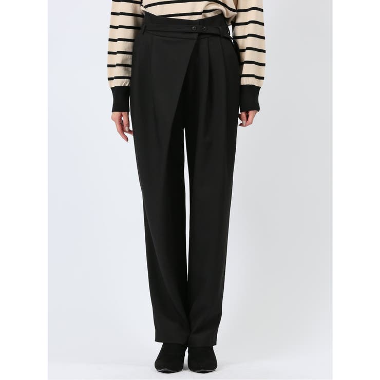 共ベルト付き ラップパンツ | TAKA-Q WOMEN | 詳細画像6 