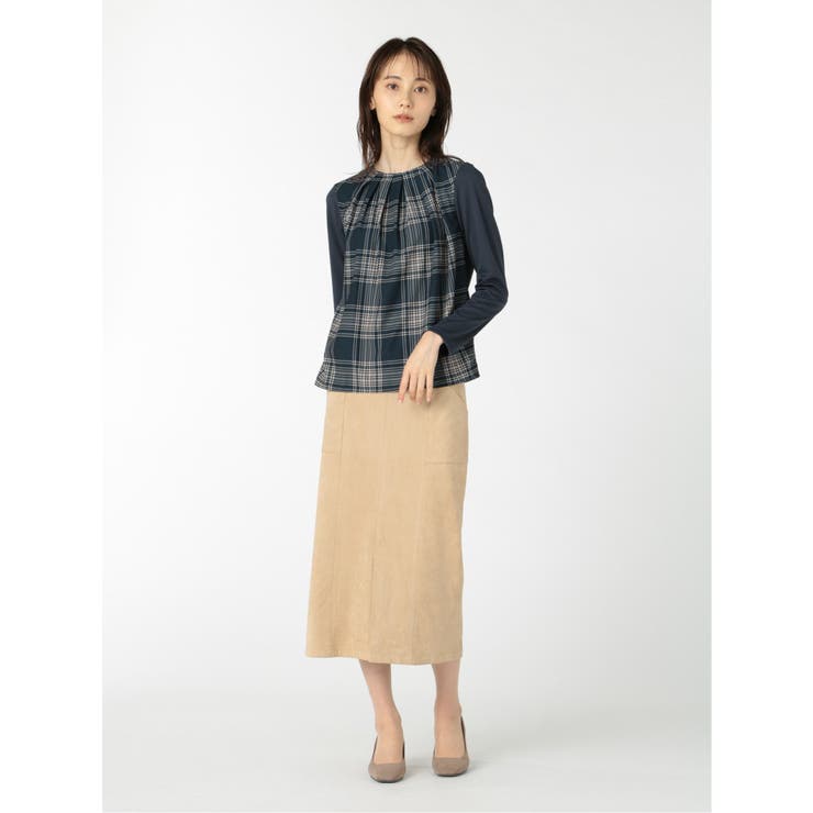 フェイクスエード セットアップ タイトスカート | TAKA-Q WOMEN | 詳細画像12 