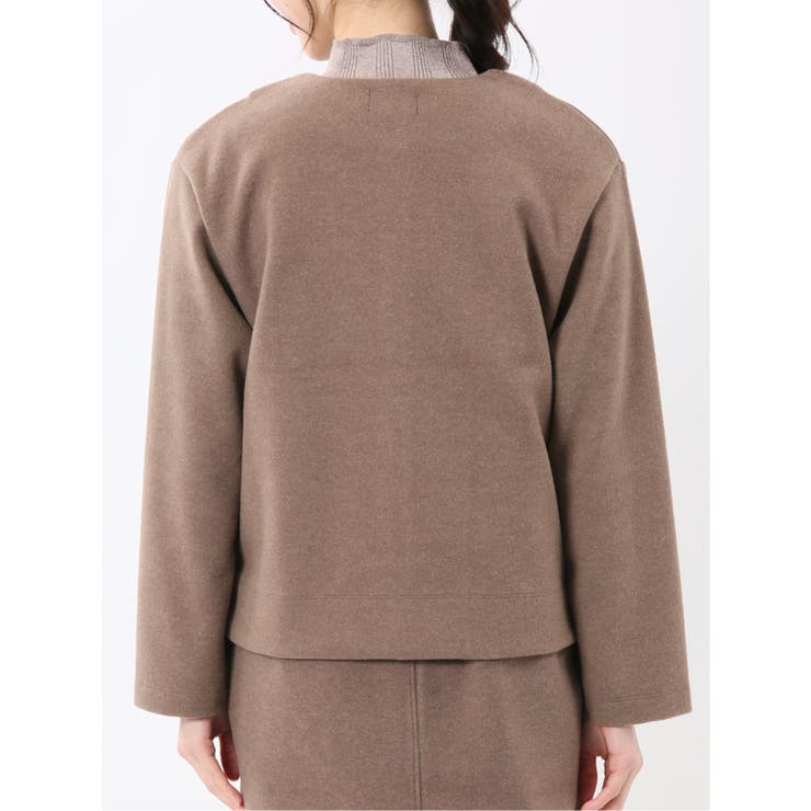 ストレッチウォッシャブル ウーリッシュ クルーカーディガン(セットアップ可能) | TAKA-Q WOMEN | 詳細画像18 