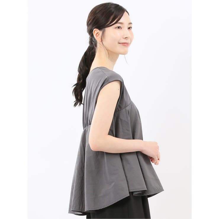 ビスチェ風切替 ペプラムプルオーバー | TAKA-Q WOMEN | 詳細画像17 