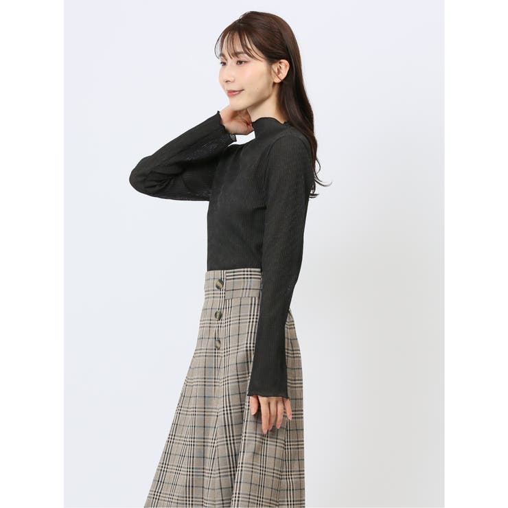 ラメプリーツメロー 長袖プルオーバー | TAKA-Q WOMEN | 詳細画像14 