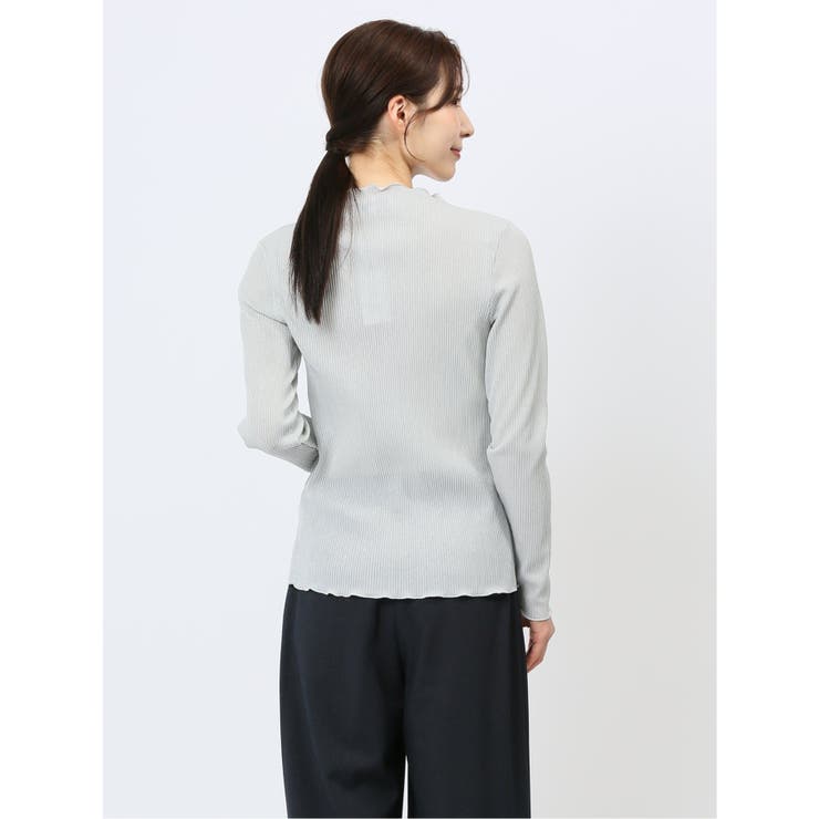 ラメプリーツメロー 長袖プルオーバー | TAKA-Q WOMEN | 詳細画像3 